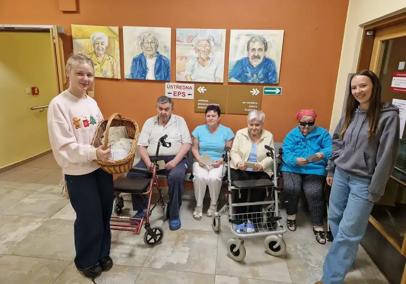 Vánoční vystoupení žákyň ubytovaných na Domově mládeže
